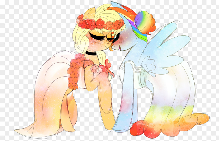 Collab Group Rainbow Dash Pony Applejack PNG