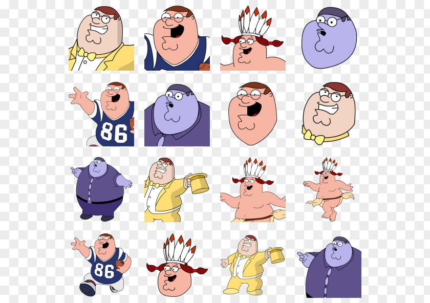 Family Guy Peter Griffin Emoticon PNG