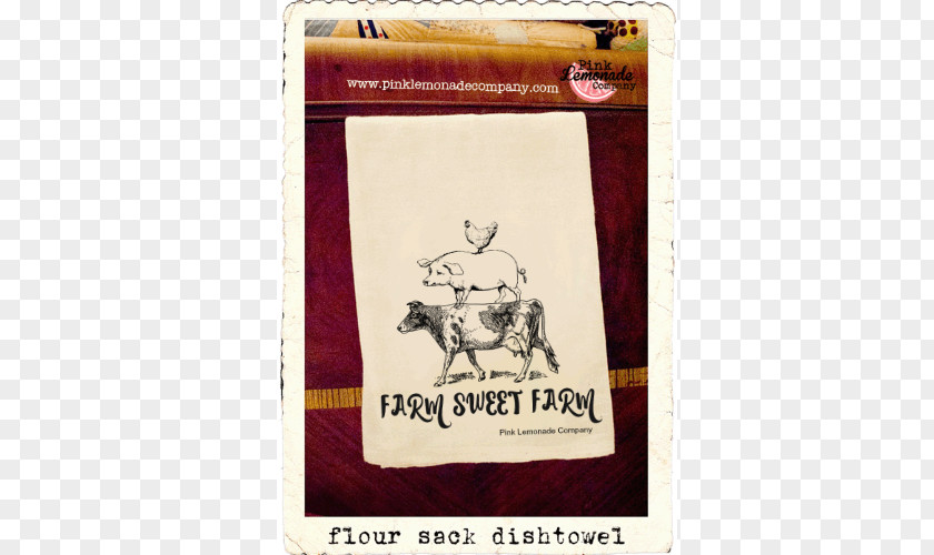 Flour Sack Guernsey Cattle Animal Light Color T-shirt PNG