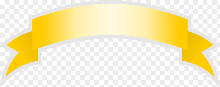 Gold Ribbon Banner Flag Clip Art PNG