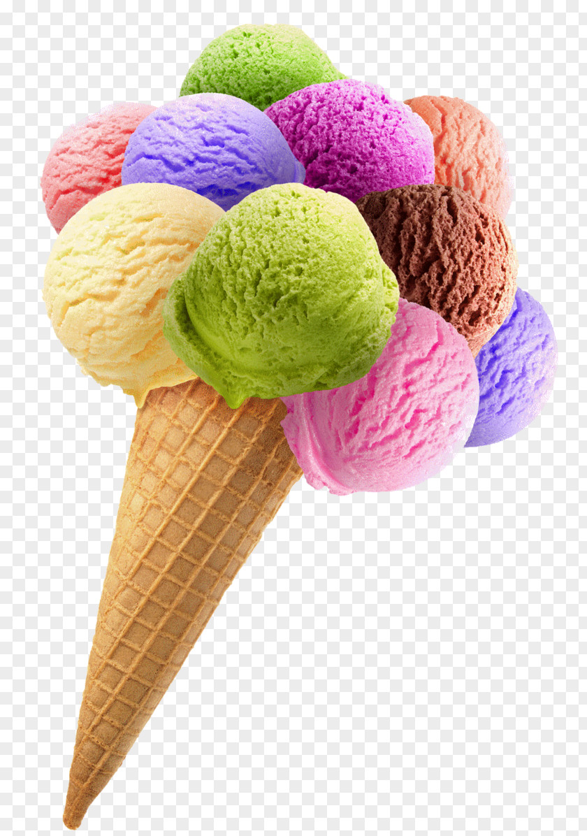 Ice Cream Cones Cupcake Frozen Yogurt PNG