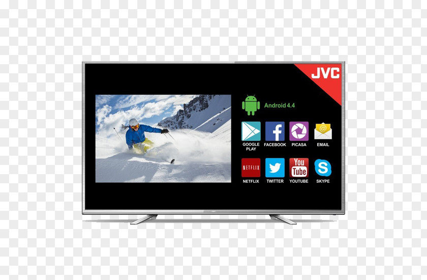 Jvc LED-backlit LCD Smart TV 1080p High-definition Television Electronics PNG