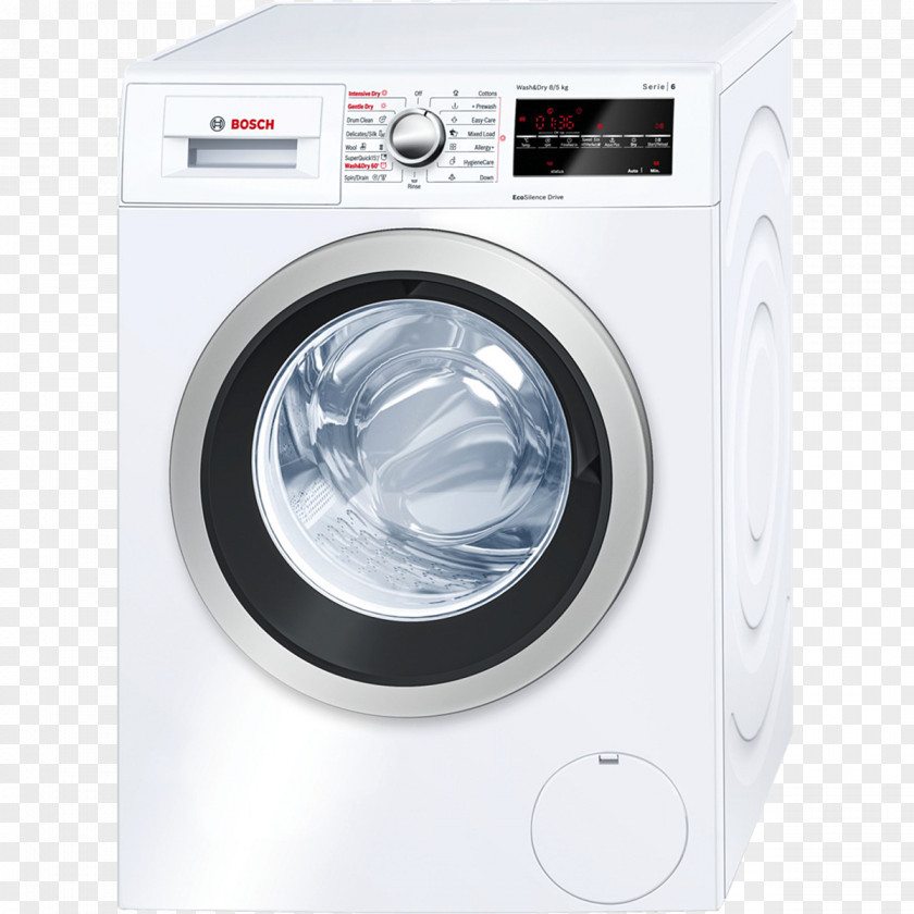 Refrigerator Robert Bosch GmbH Combo Washer Dryer Clothes Washing Machines PNG