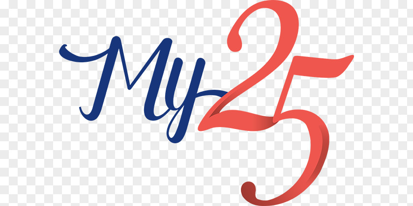 25 Years Anniversary Logo Letter Font Image Clip Art PNG