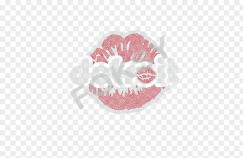Bling Kisses Pink M Font PNG