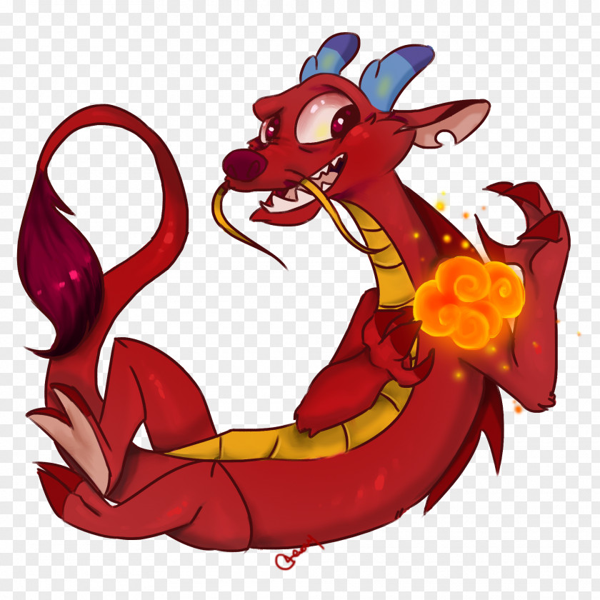 Dragon Mushu Clip Art Illustration PNG