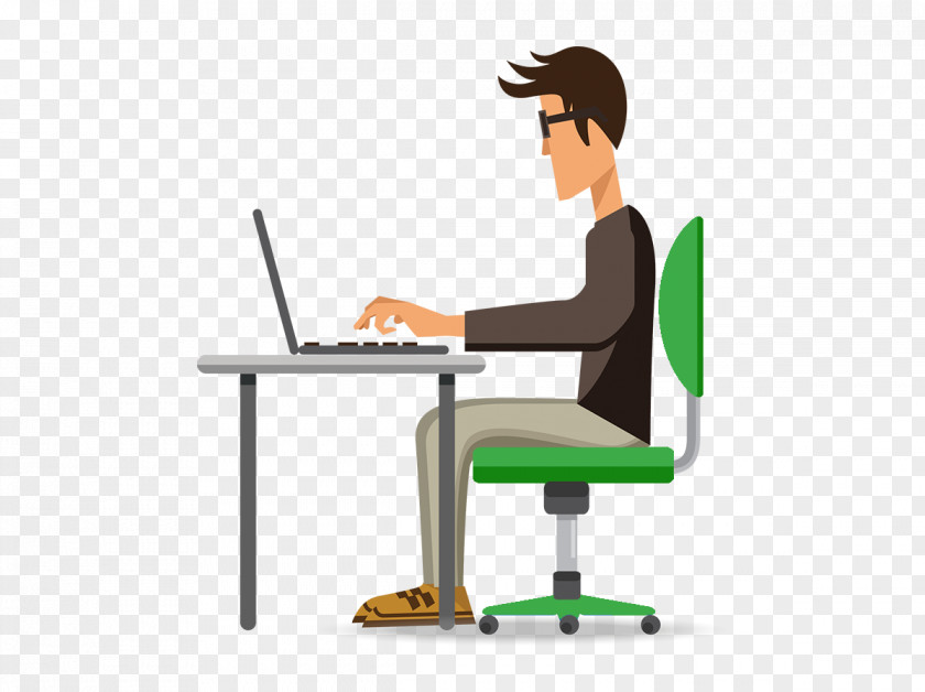Office Laptop Computer Mouse Keyboard Clip Art PNG