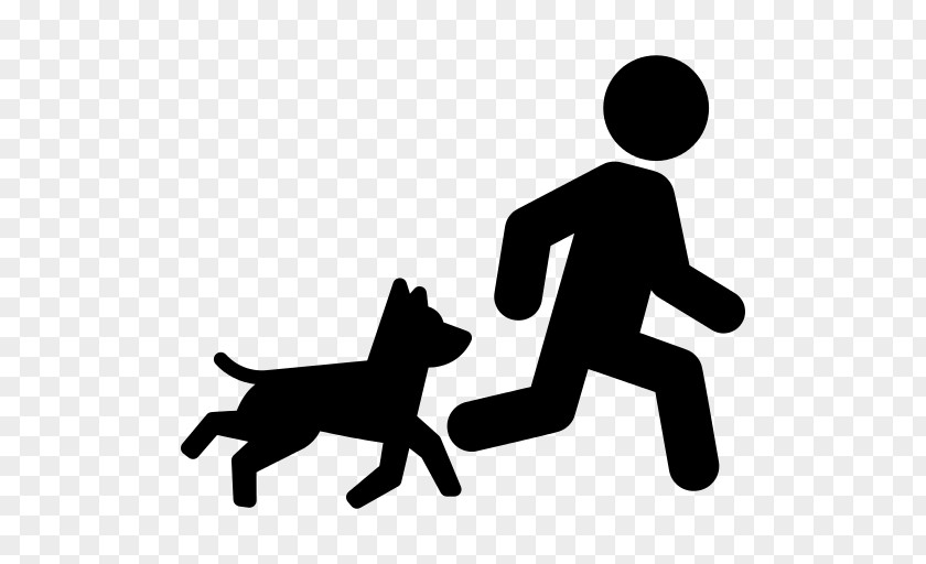 Puppy Silhouette Running Dog Pet Sitting PNG