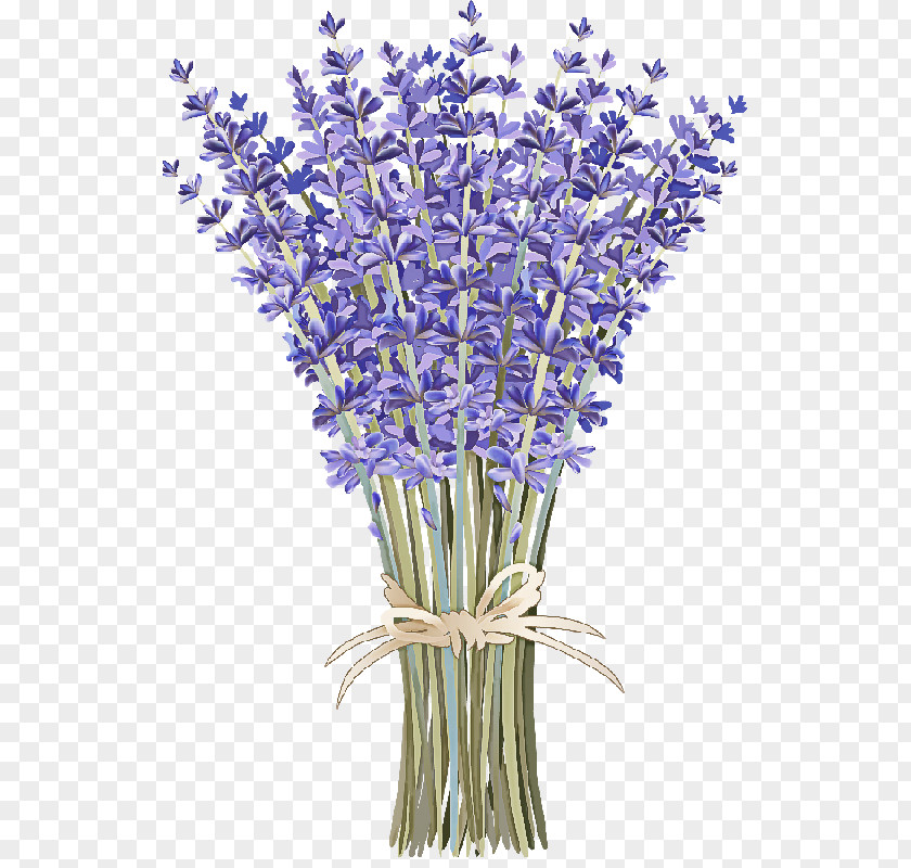 English Lavender Purple Artificial Flower PNG