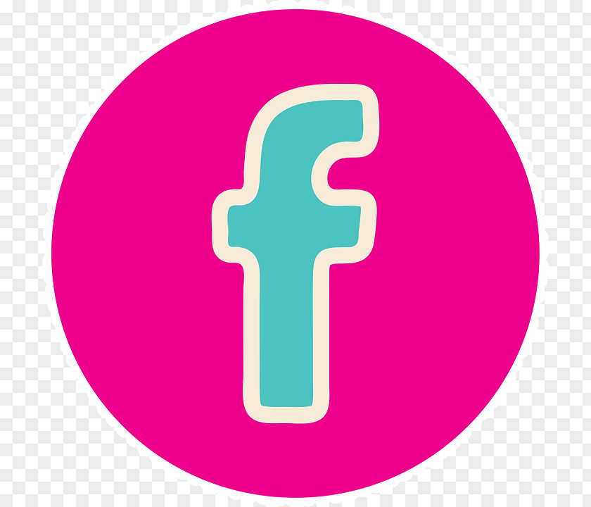 Pink Illustration Facebook Logo Social Networking Service Blog PNG