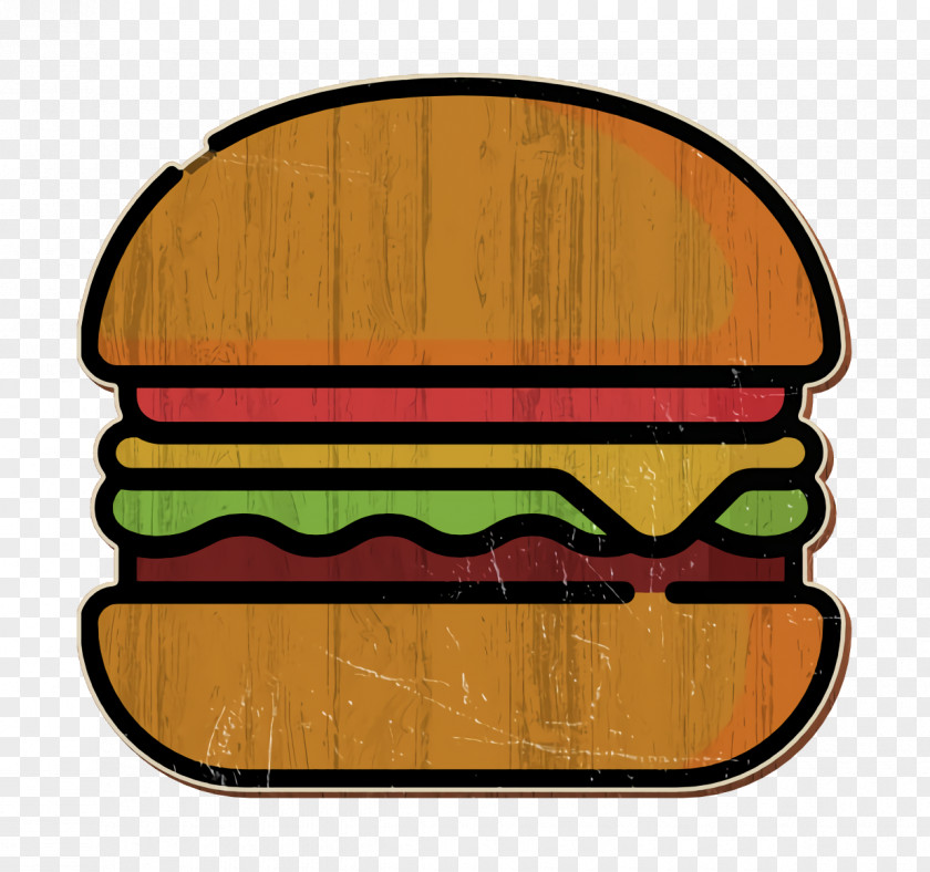 Rectangle Fast Food Icon Burger PNG