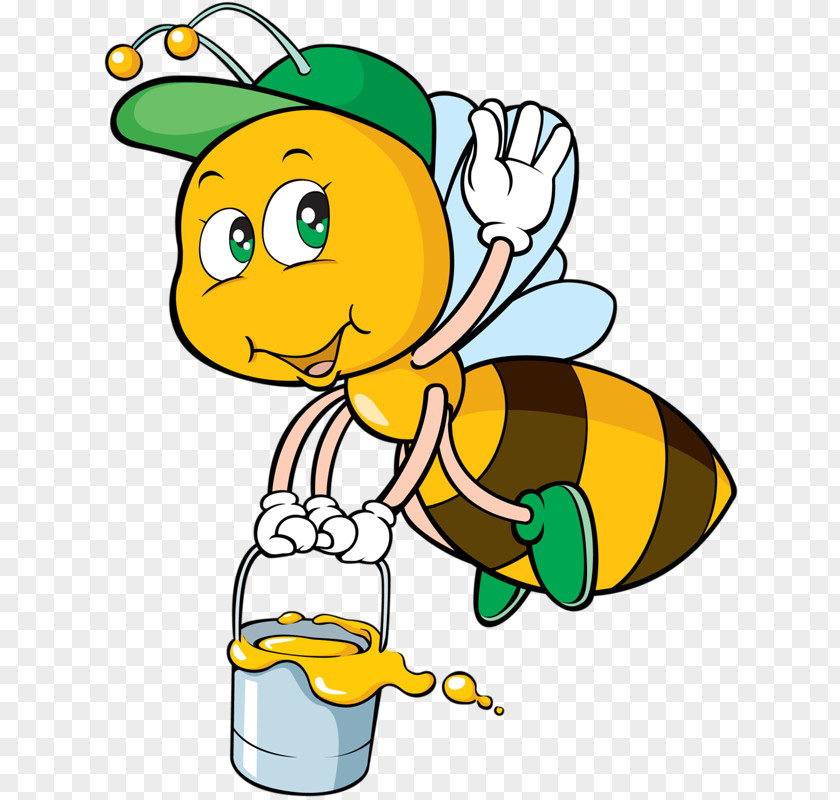 Bee Honey Insect Home Page Clip Art PNG
