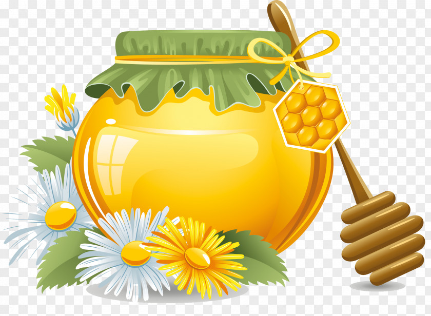 Honey Jar Bee PNG