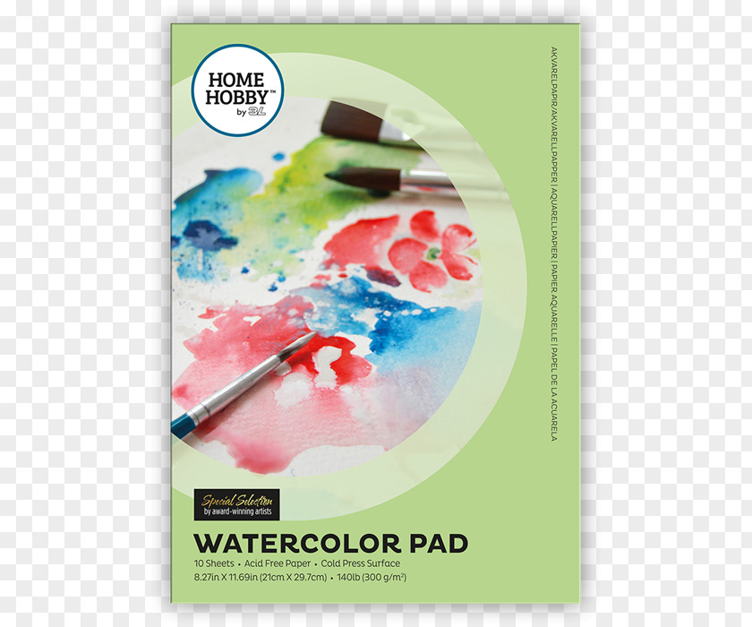 Paint Paper Watercolor Painting Art 水彩色鉛筆 Poster PNG