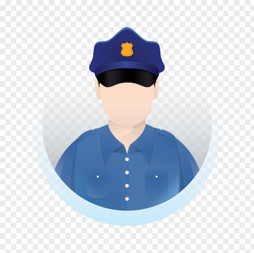 Policeman Police Officer Cap Uniform Job Clothing PNG