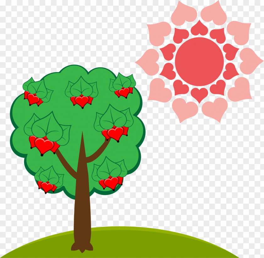 Vector Trees Illustration PNG