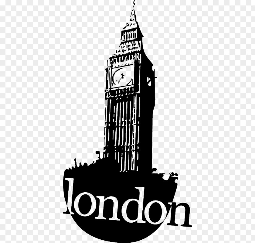 Big Ben Sticker Wall Decal AEC Routemaster PNG