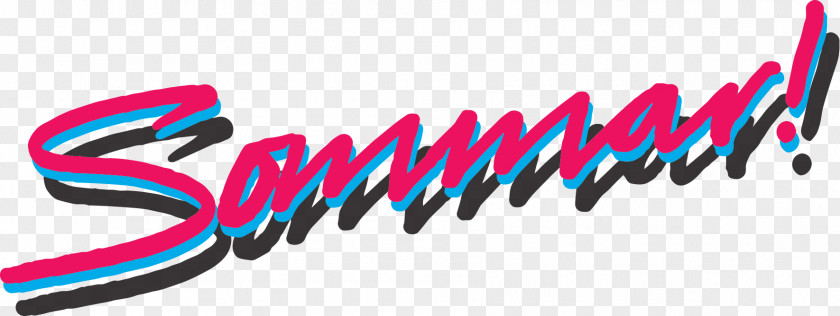 Design Logo Brand Pink M PNG
