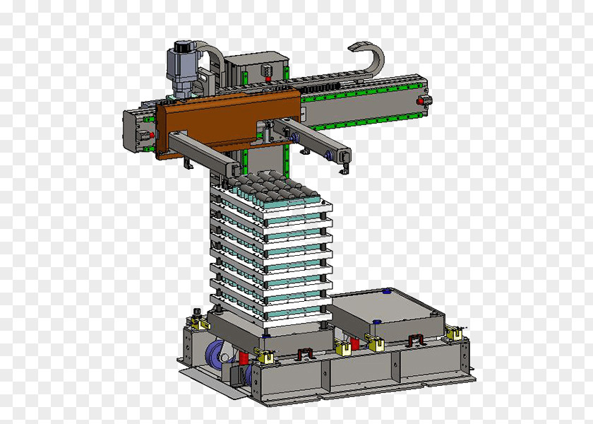 Integrated Machine Tending Robot Computer Numerical Control Shaft PNG
