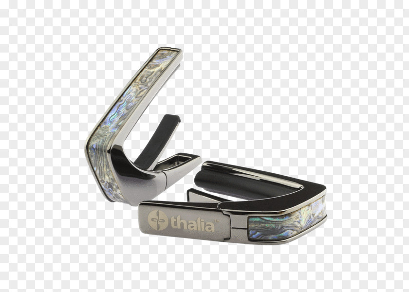 Acoustic Guitar Capo Abalone Inlay PNG