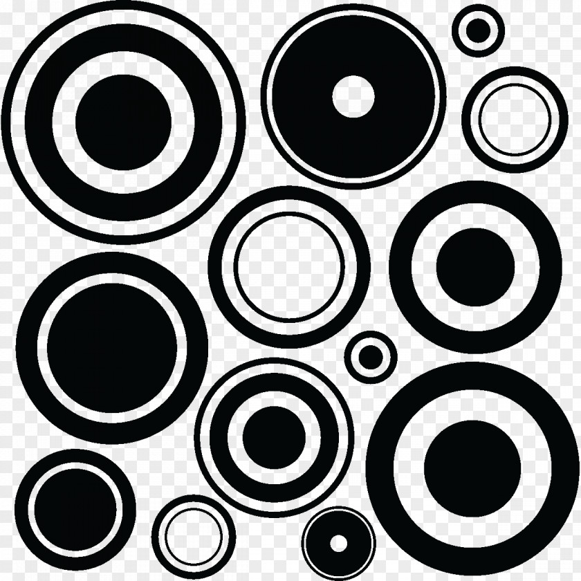 Circle Sticker Mural Clip Art PNG