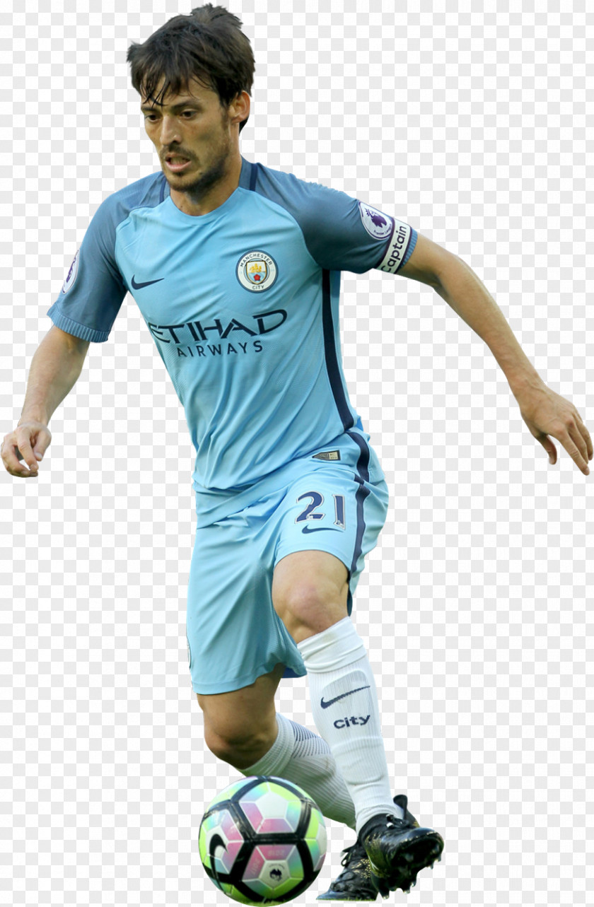 David Silva FIFA 18 Football Player Manchester Derby PNG