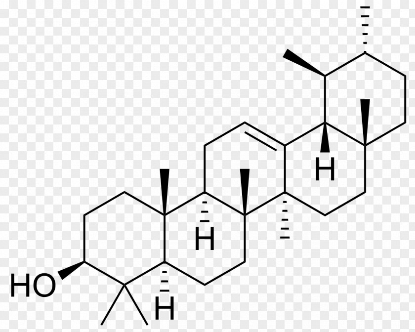 Enoxolone Oleanolic Acid Triterpene Ursolic Glycyrrhizin PNG
