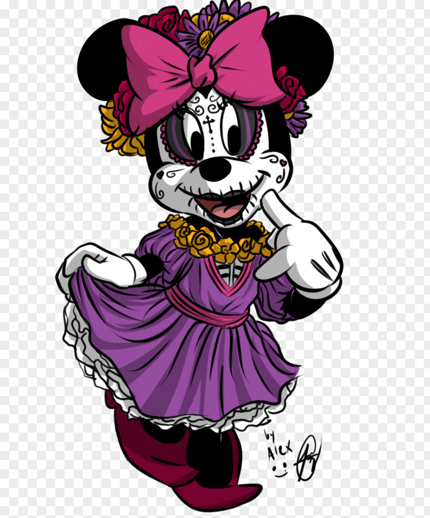 Minnie Mouse Mickey La Calavera Catrina DeviantArt PNG