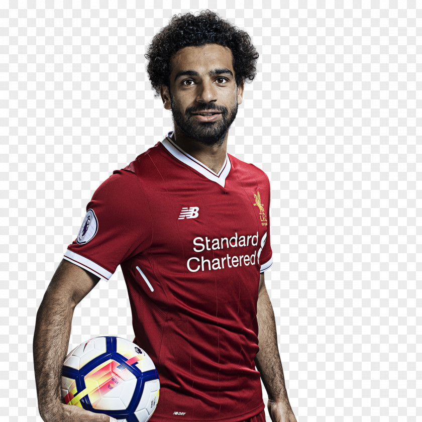 Mohamed Salah Liverpool F.C. UEFA Champions League A.S. Roma Sport PNG Sport, football, man wearing red soccer jersey holding ball clipart PNG