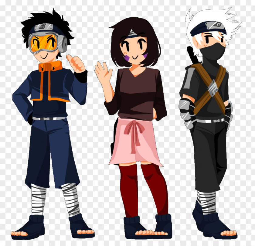 Ninja Kakashi Hatake Minato Namikaze Obito Uchiha Naruto Uzumaki Sasuke PNG