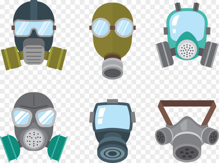 Protective Mask Gas Respirator PNG