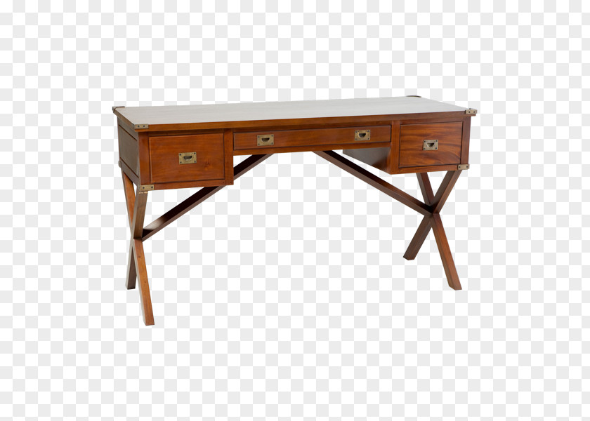 Table Campaign Desk Drawer Writing Furniture PNG