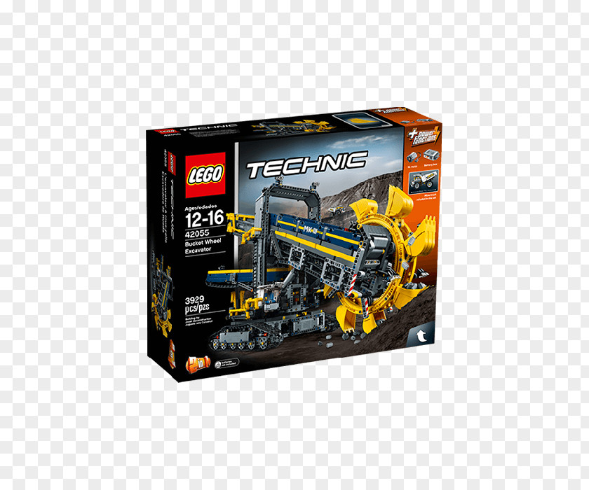 Technic Bucket-wheel Excavator Lego Construction Set Toy PNG
