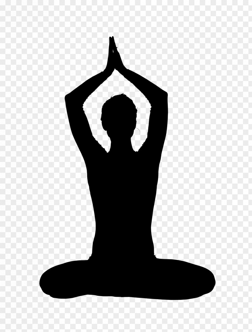 Yoga Asana Silhouette Clip Art PNG