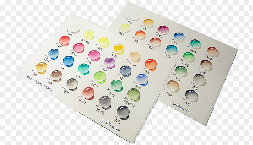 Bouncy Watercolor Painting Pigment Bahan Product PNG