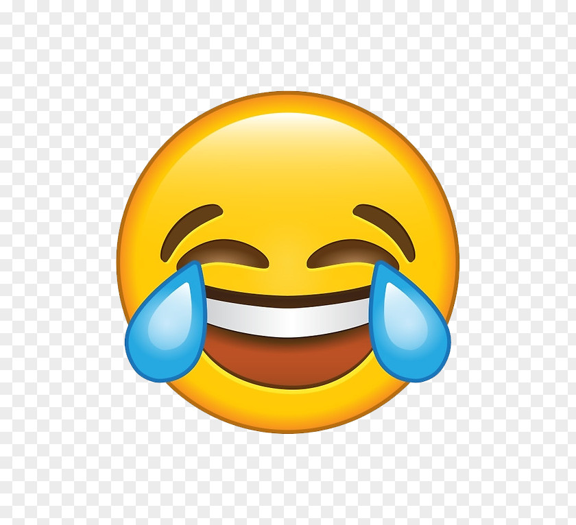 Emoji Face With Tears Of Joy Laughter Crying Sticker PNG