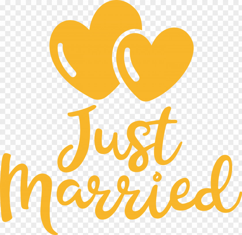 Just Married Wedding PNG