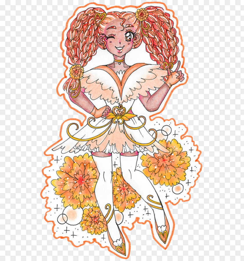 Marigold Floral Design Visual Arts Pretty Cure DeviantArt PNG
