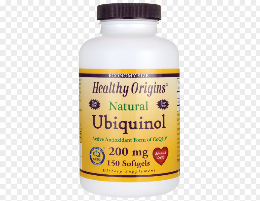 Turmeric Starch Dietary Supplement Healthy Origins, Ubiquinol, Kaneka QH, 100 Mg, 60 Softgels Vegetarianism PNG