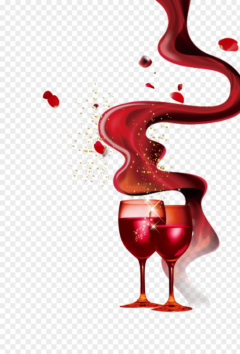 Red Wine Glass Cocktail PNG