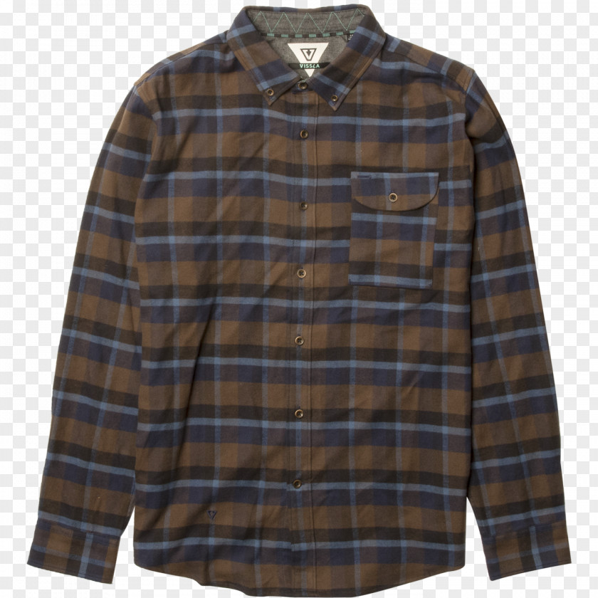 Shirt Sleeve Button Pocket Flannel PNG