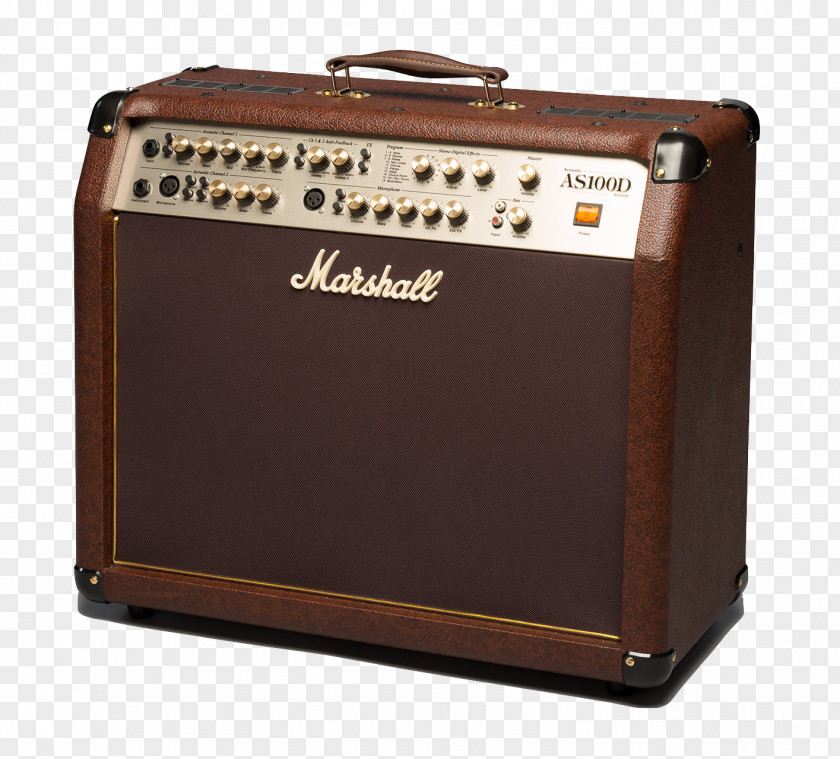 Guitar Amplifier Microphone Marshall Amplification AS100D PNG