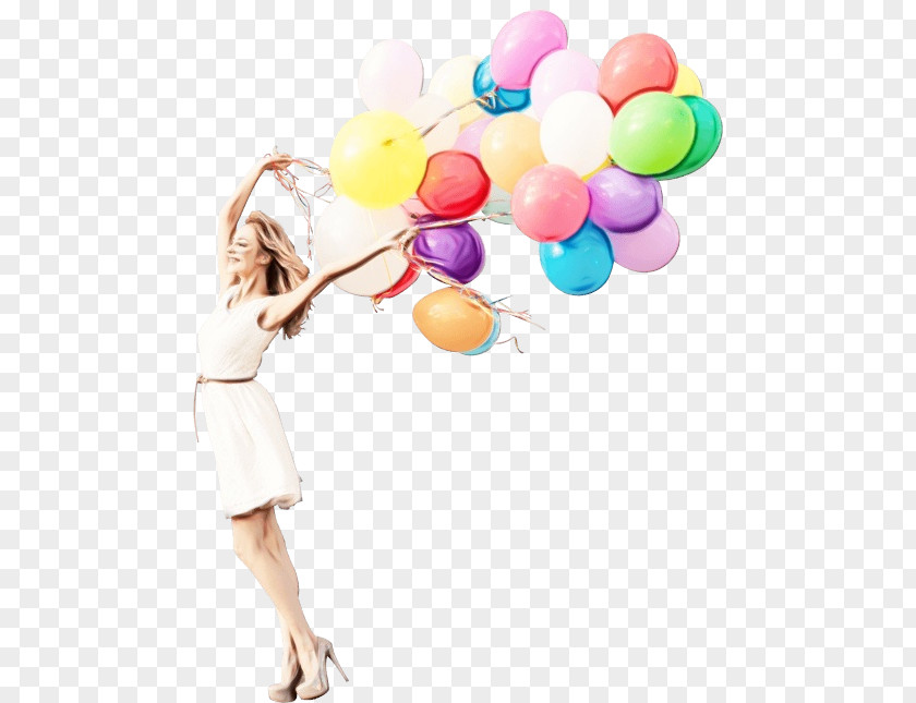 Party Supply Happiness Watercolor PNG