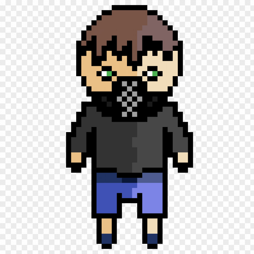 Pixel Art Character Clip PNG