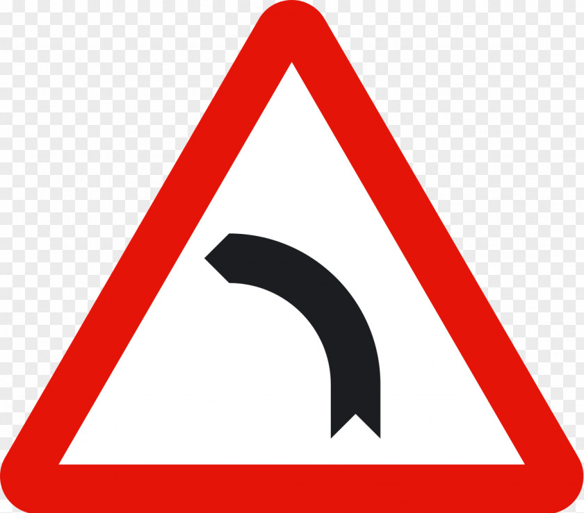 Signal Hazard Warning Sign Curve Senyal Traffic PNG