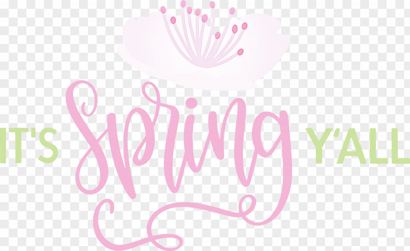 Spring Quote Message PNG