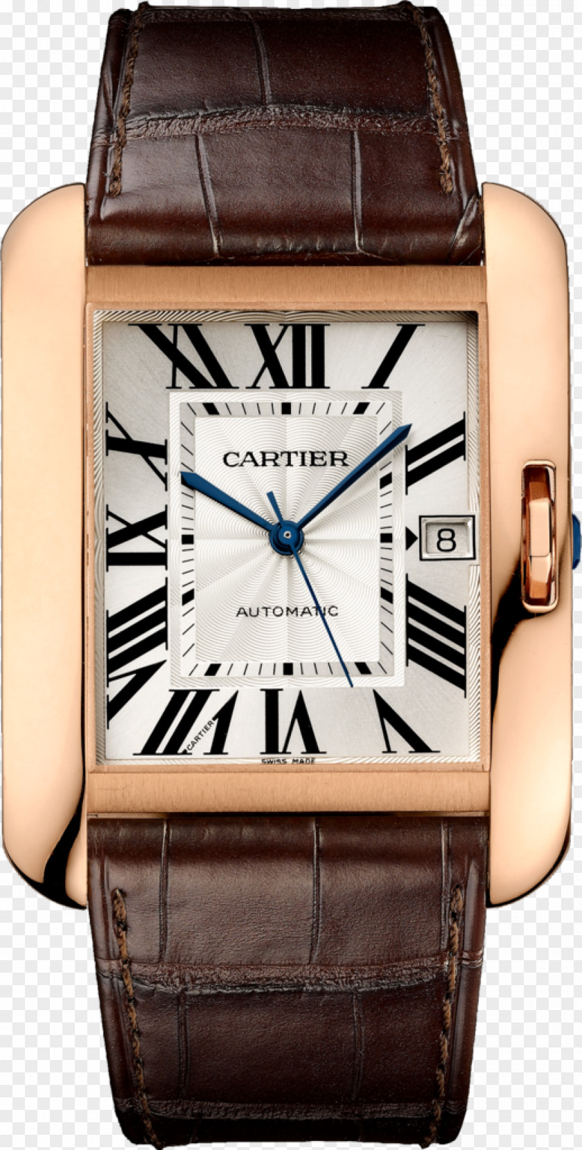 Watch Cartier Tank Automatic Jewellery PNG
