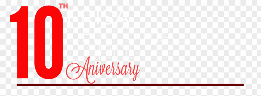 10th Anniversary Logo Brand Font PNG