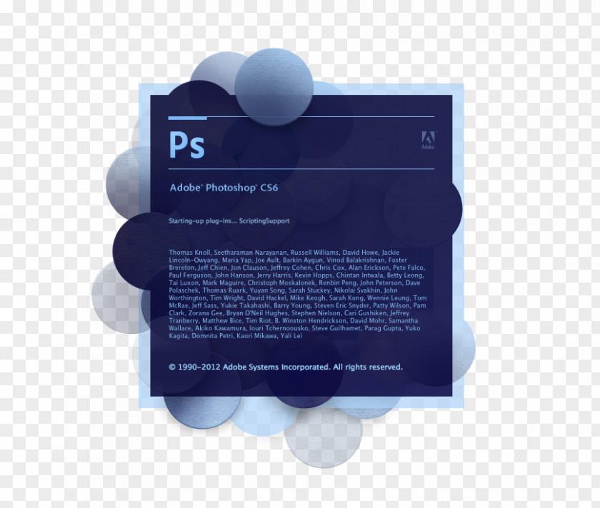Adobe Creative Cloud Photoshop Splash Screen CS6: Paso A / Learn Step By Systems Computer Software PNG