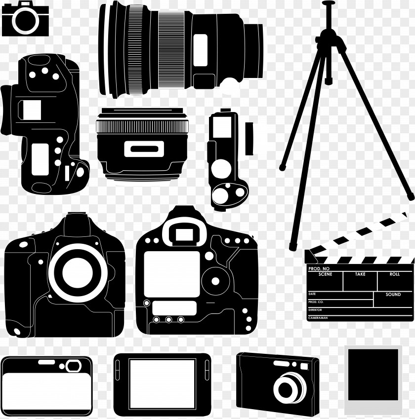 Camera Vector Video Cameras Cdr Clip Art PNG